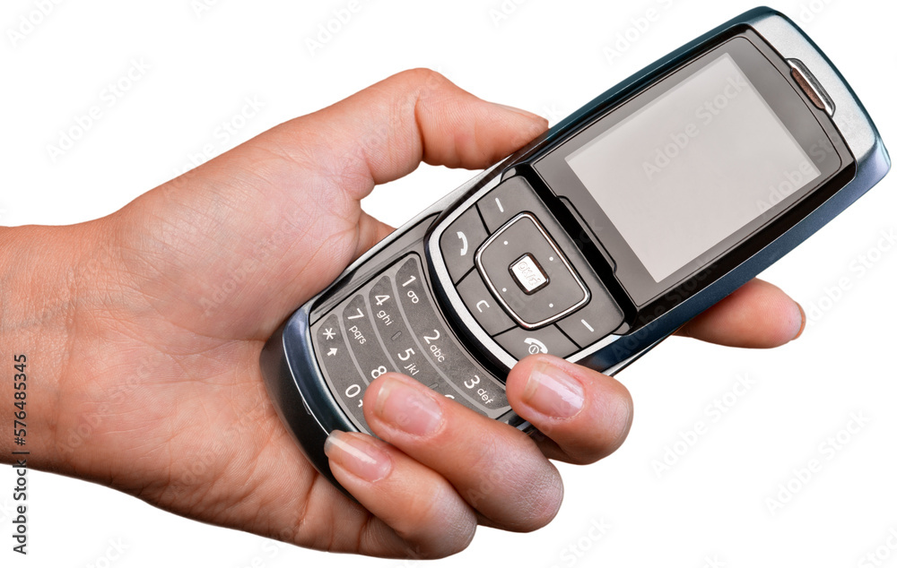 Holding a keyboard based smart phone Holding a keyboard based smart phone