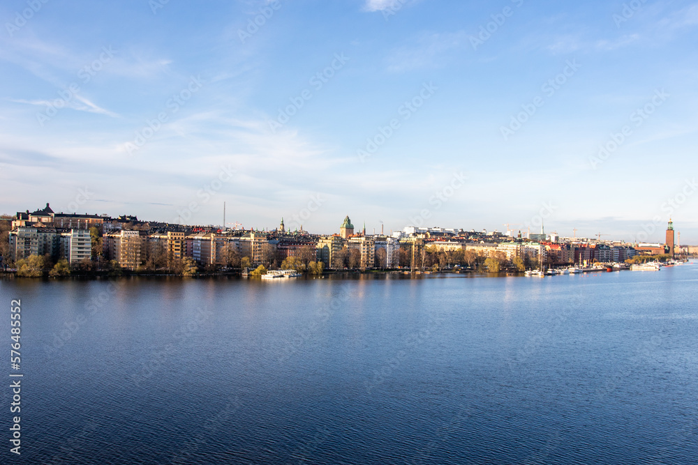 Scenic view of Stockholm city