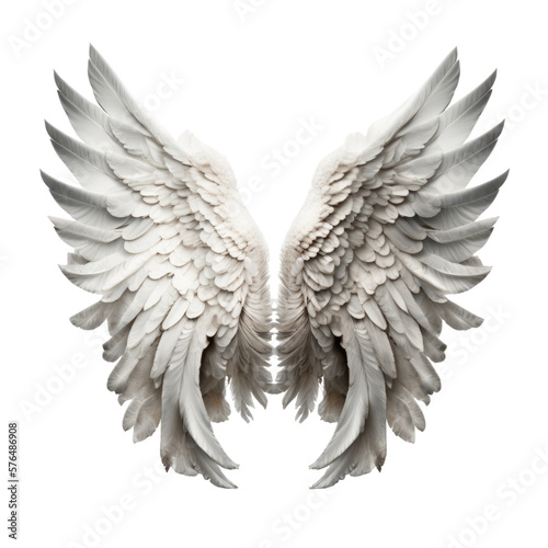 angel wings isolated on transparent png background