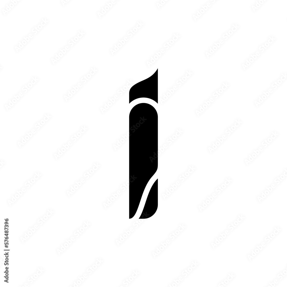 LETTER I VECTOR ILLUSTRATION LETTER I VECTOR ILLUSTRATION