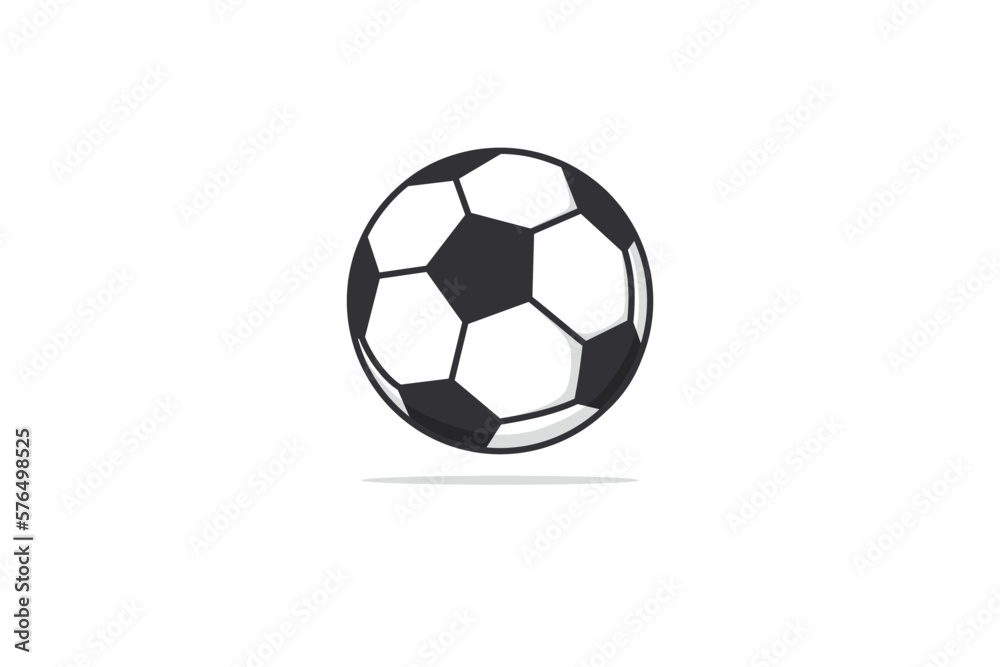 Soccer ball. flat style ball design illustration. Soccer ball. flat style ball design illustration.
