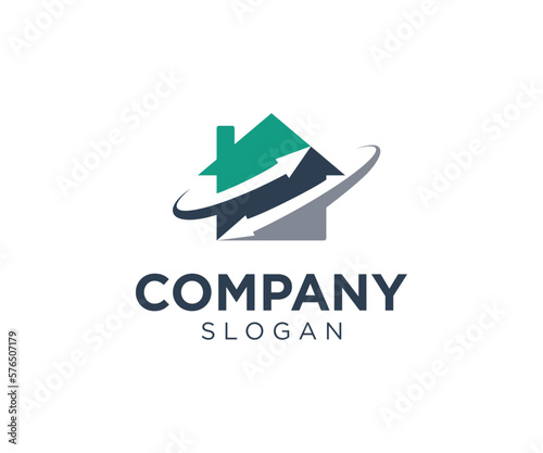 Home trading logo design