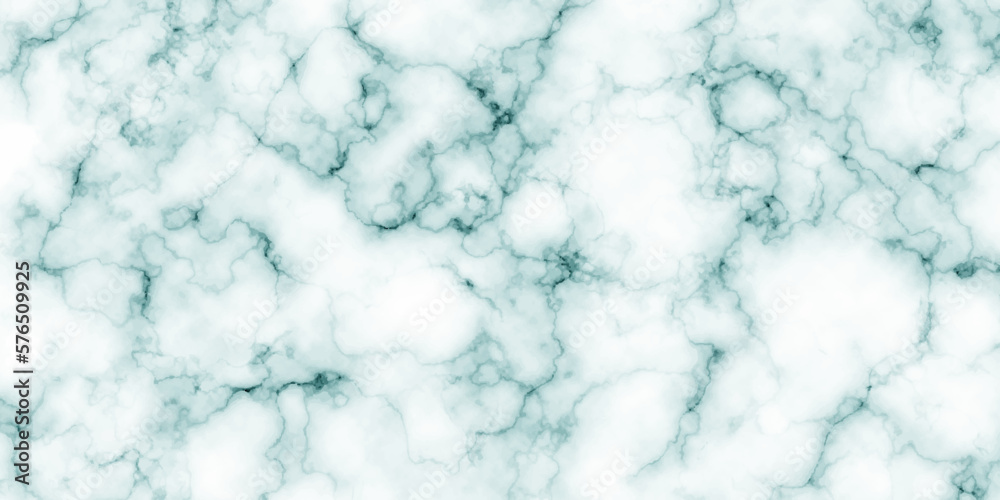 White and blue marble texture panorama background pattern with high ...