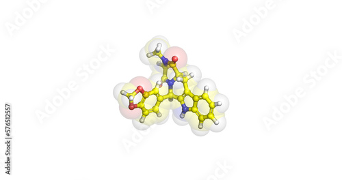 Tadalafil (Adcirca, Alyq, Cialis, Entadfi, Tadliq) 3D molecule photo