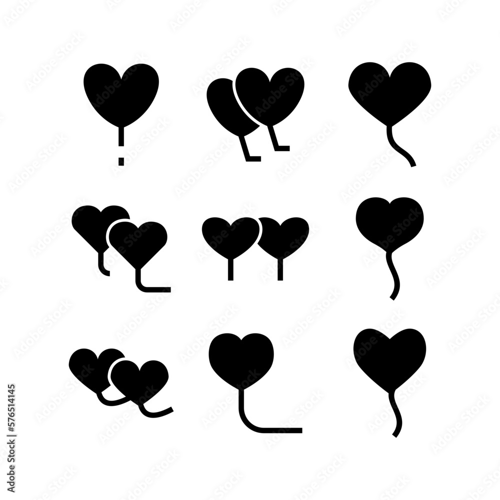 balloon icon or logo isolated sign symbol vector illustration - high quality black style vector icons