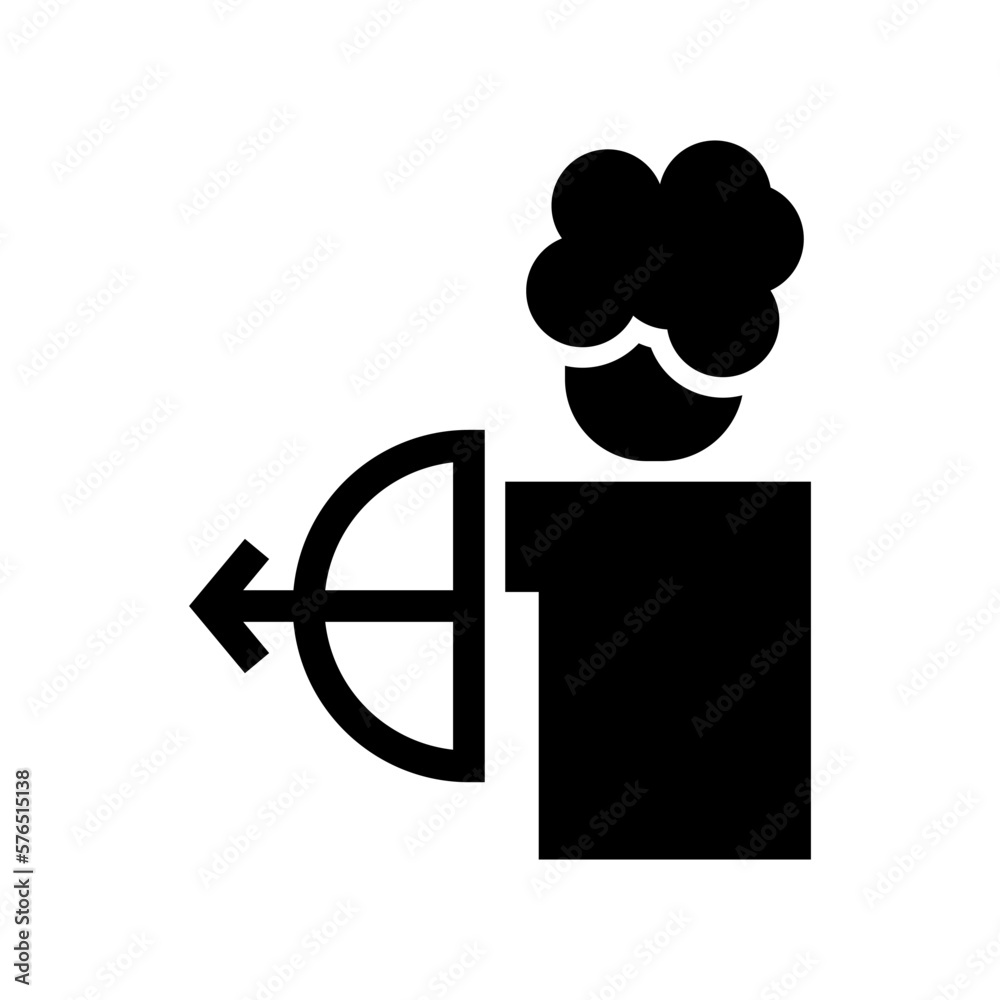 cupid icon or logo isolated sign symbol vector illustration - high quality black style vector icons cupid icon or logo isolated sign symbol vector illustration - high quality black style vector icons