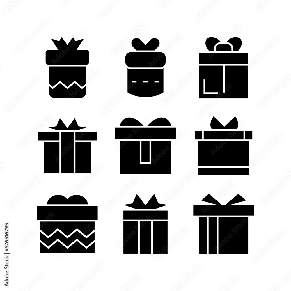 gift box icon or logo isolated sign symbol vector illustration - high quality black style vector icons gift box icon or logo isolated sign symbol vector illustration - high quality black style vector icons