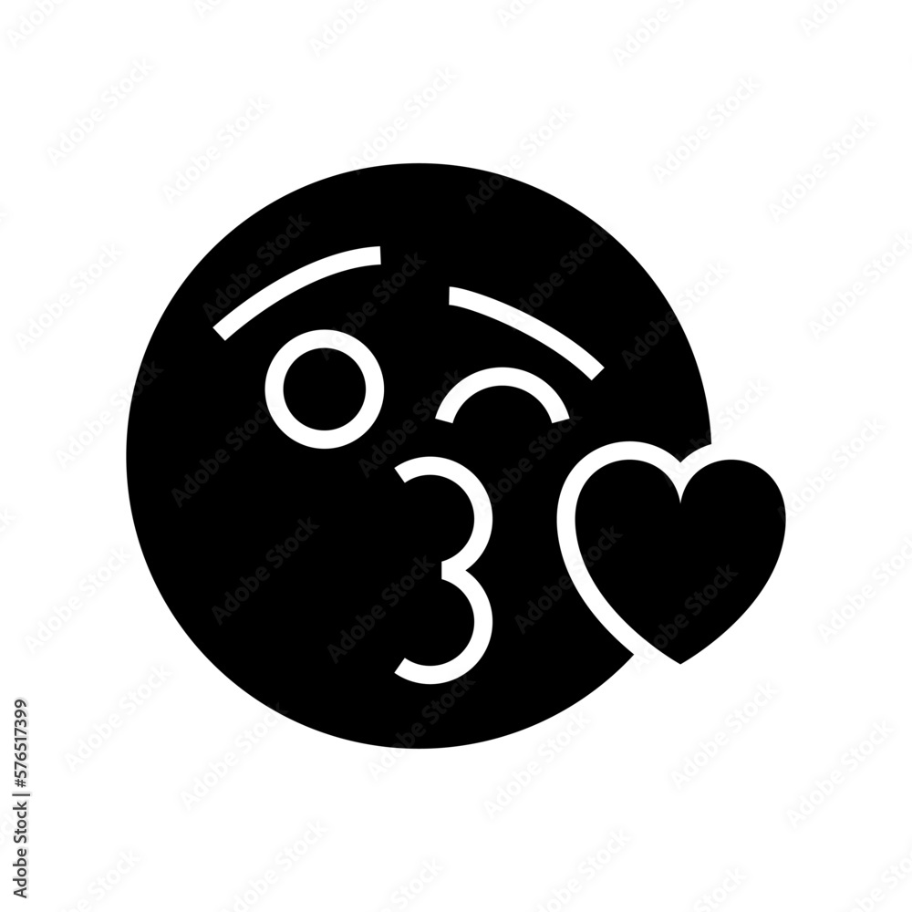 kiss icon or logo isolated sign symbol vector illustration - high quality black style vector icons