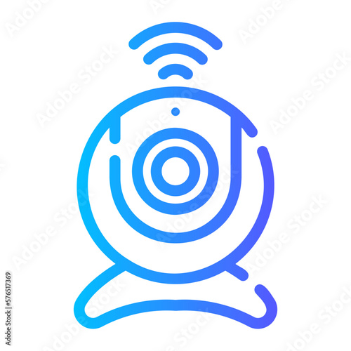 webcam gradient icon
