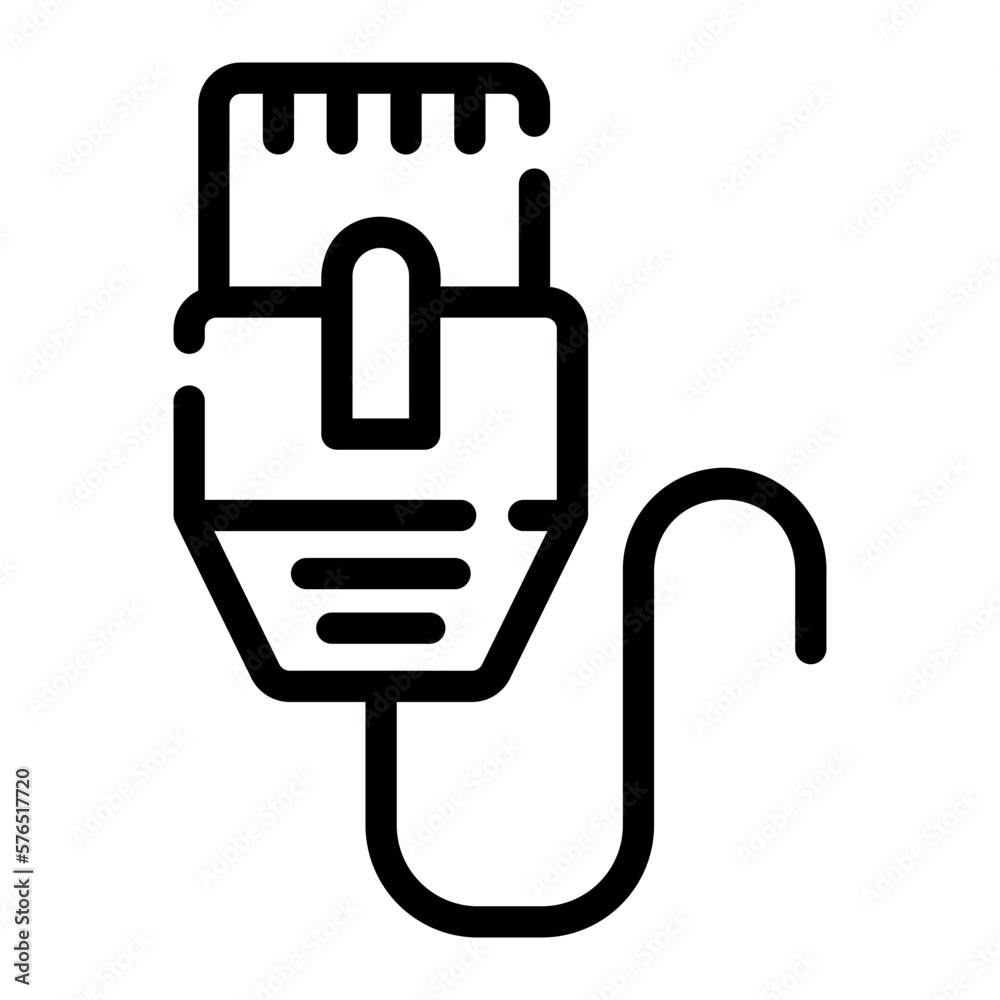 ethernet line icon ethernet line icon
