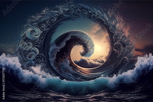 Psychic waves Generative ai