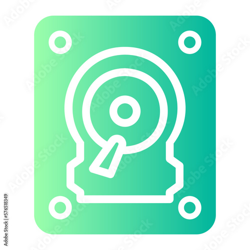 harddisk gradient icon