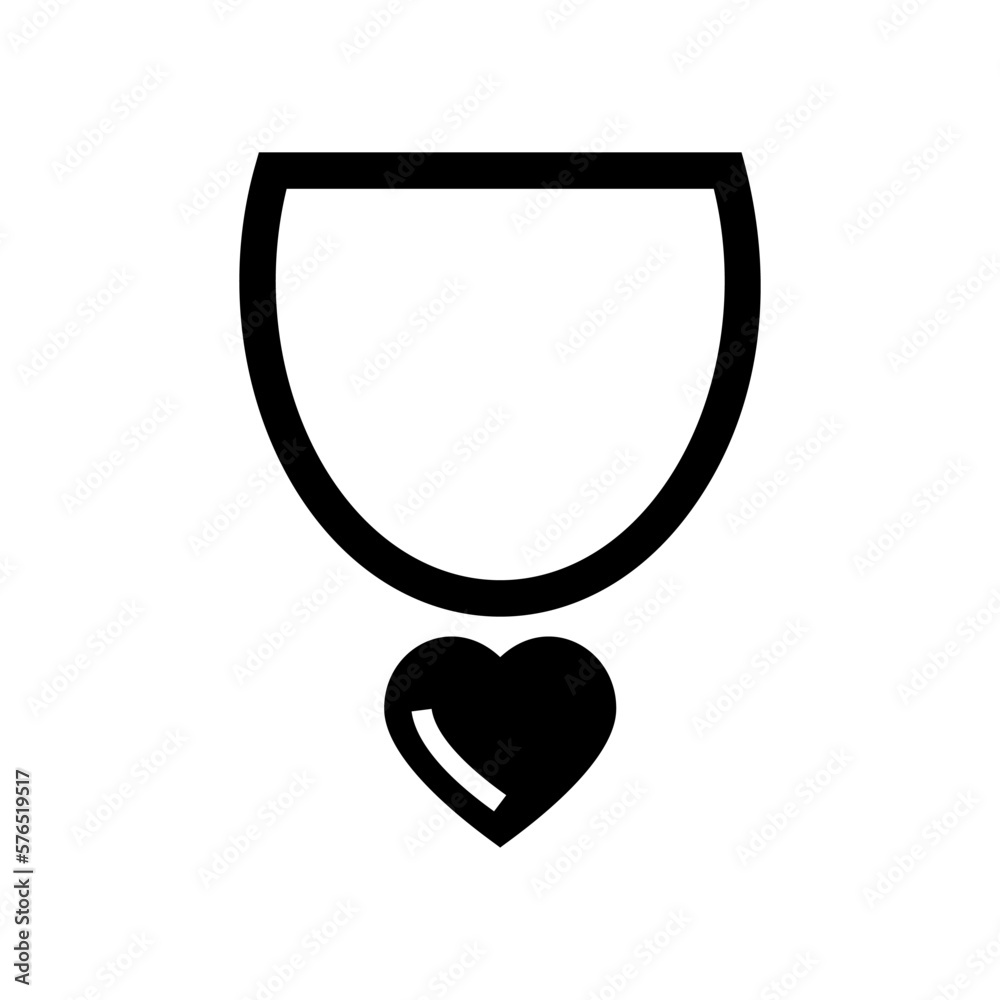 necklace icon or logo isolated sign symbol vector illustration - high quality black style vector icons
