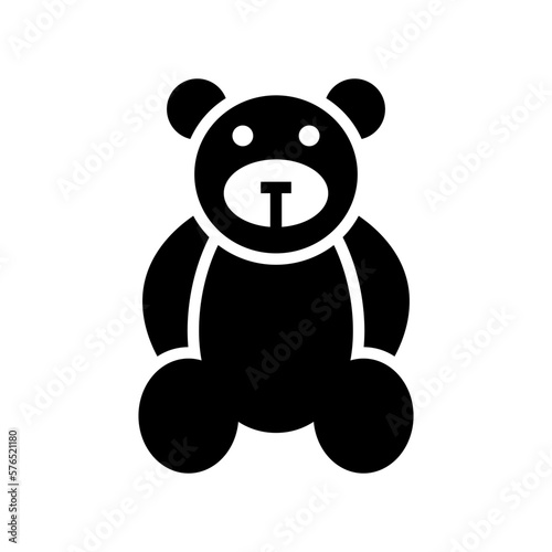 teddy bear icon or logo isolated sign symbol vector illustration - high quality black style vector icons 