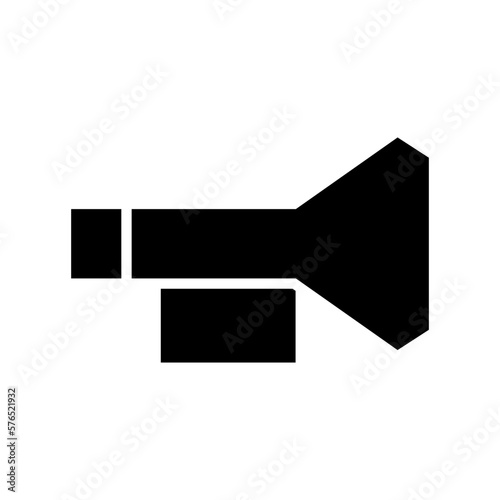 trumpet icon or logo isolated sign symbol vector illustration - high quality black style vector icons