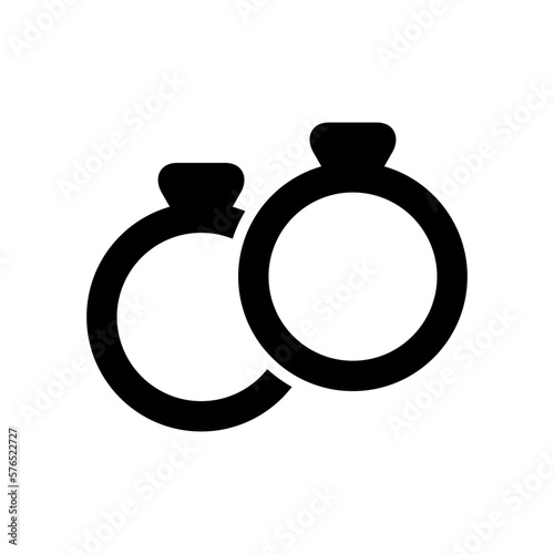 ring icon or logo isolated sign symbol vector illustration - high quality black style vector icons 