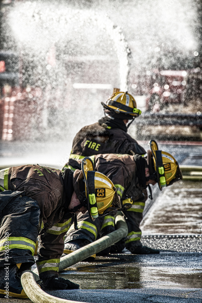 Fototapeta premium Making The Push.