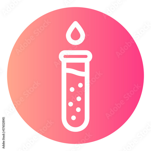 blood analysis gradient icon