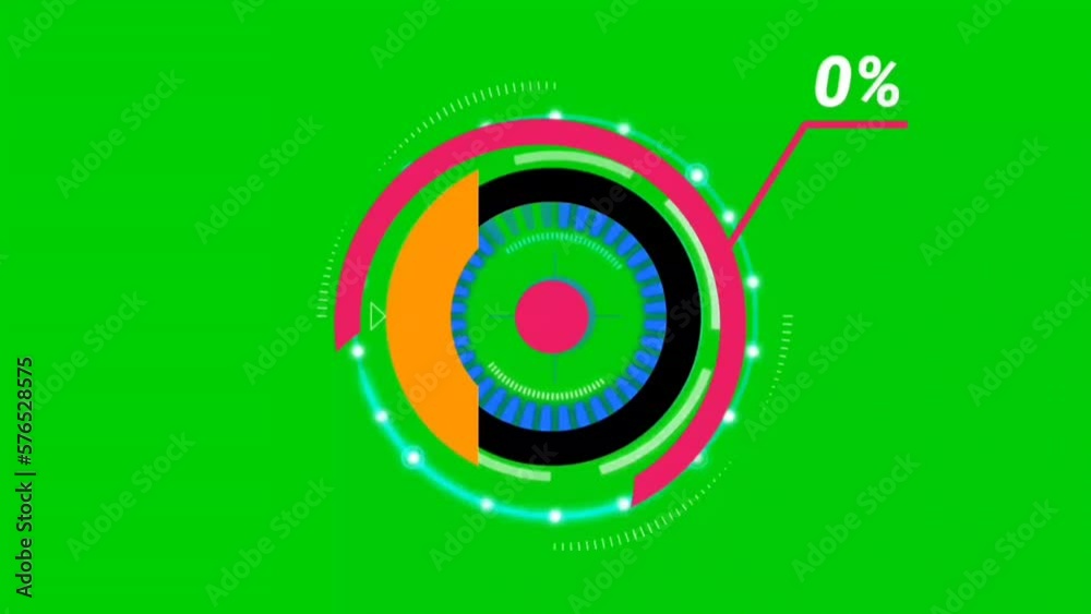 20% pie chart infographic animated design isolated on green background 20% pie chart infographic animated design isolated on green background