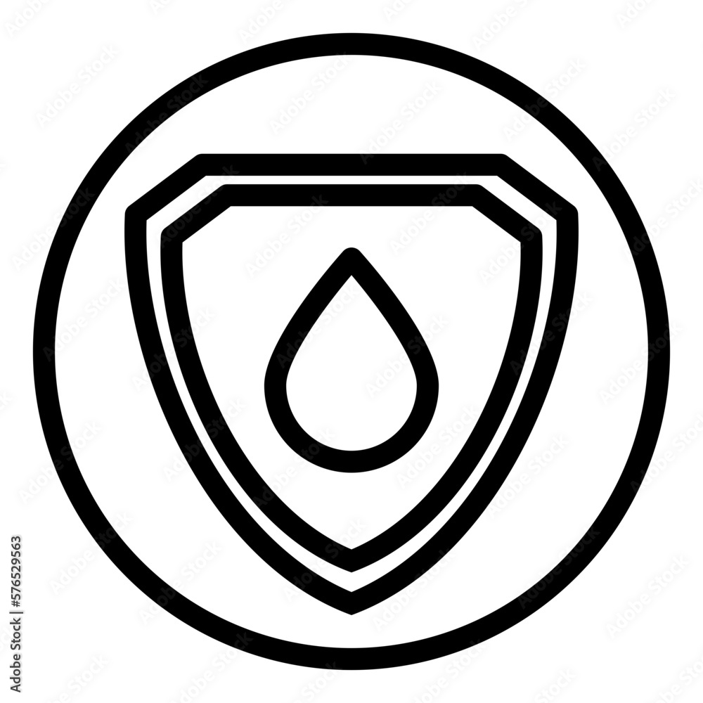 protection line icon protection line icon