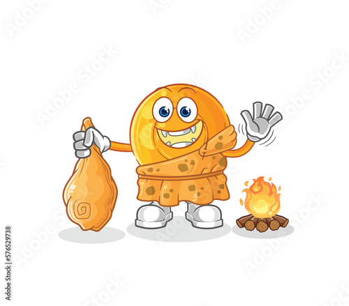 throat lozenges ancient cartoon. cartoon mascot vector