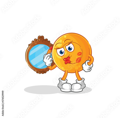 throat lozenges make up mascot. cartoon vector