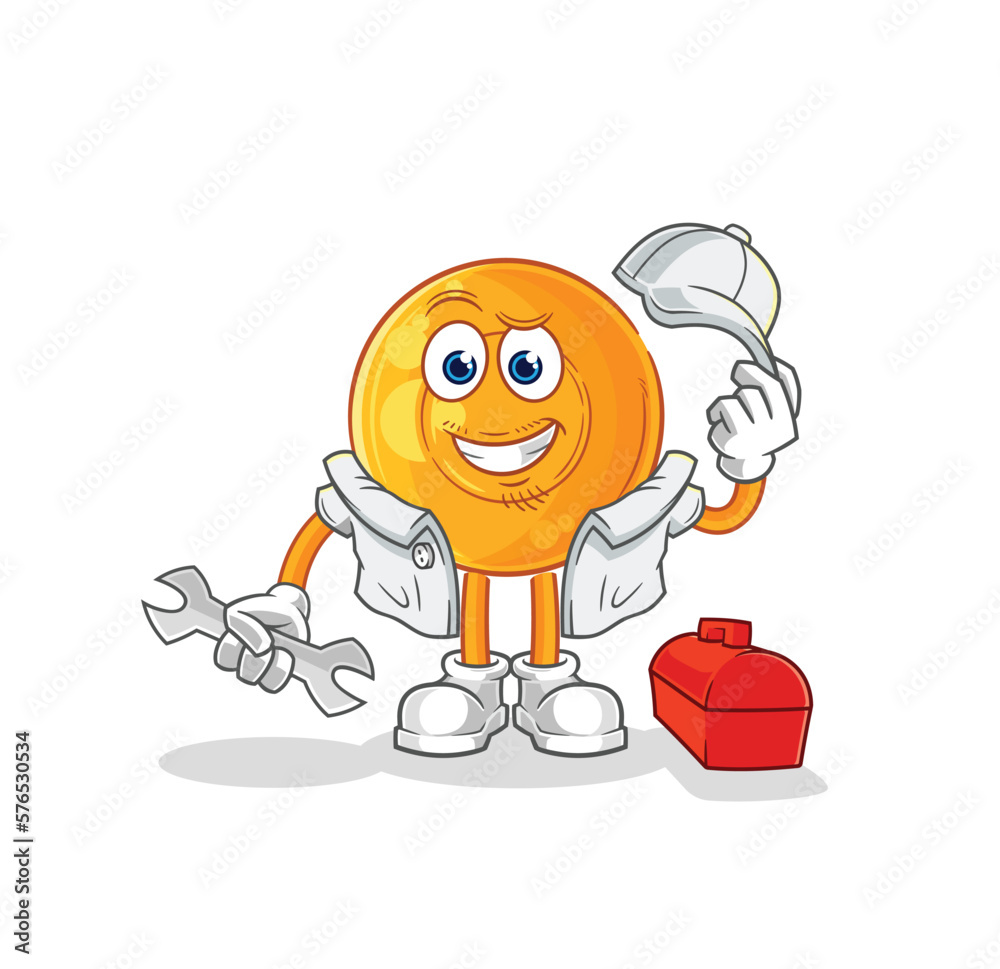 throat lozenges mechanic cartoon. cartoon mascot vector throat lozenges mechanic cartoon. cartoon mascot vector