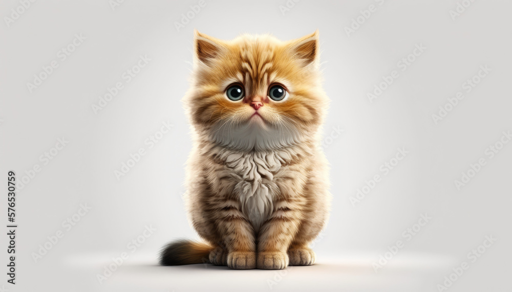 Obraz premium a cute orange cat