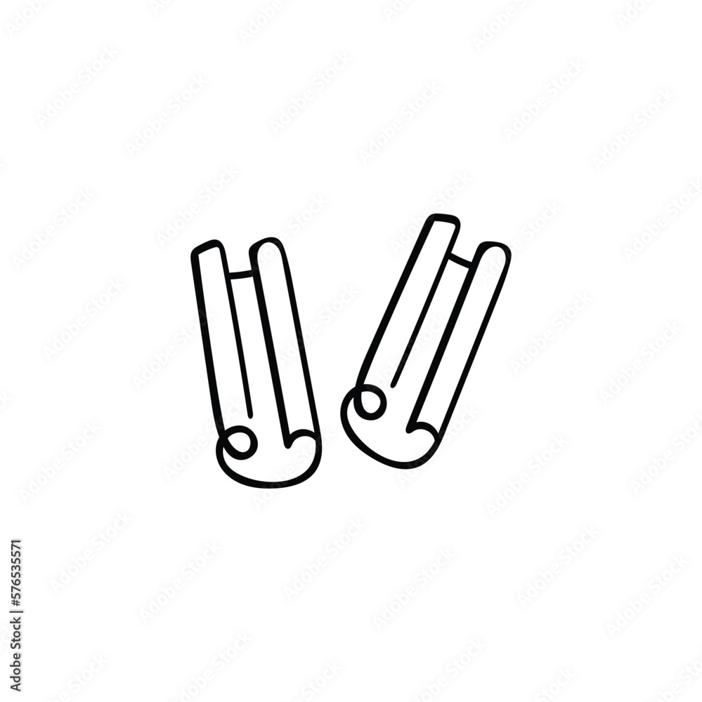 Cinnamon Line Style Icon Design Cinnamon Line Style Icon Design