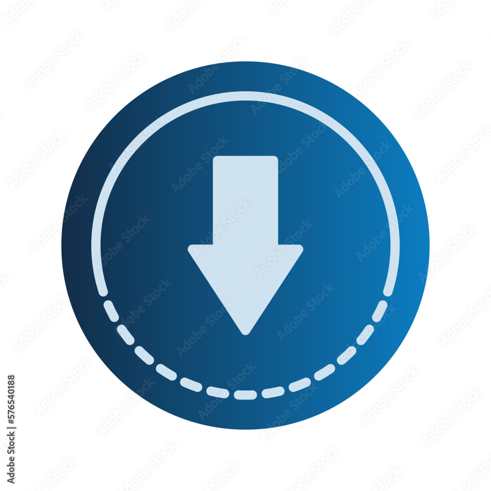 Downloads icon. sign for mobile concept and web design. vector illustration Downloads icon. sign for mobile concept and web design. vector illustration