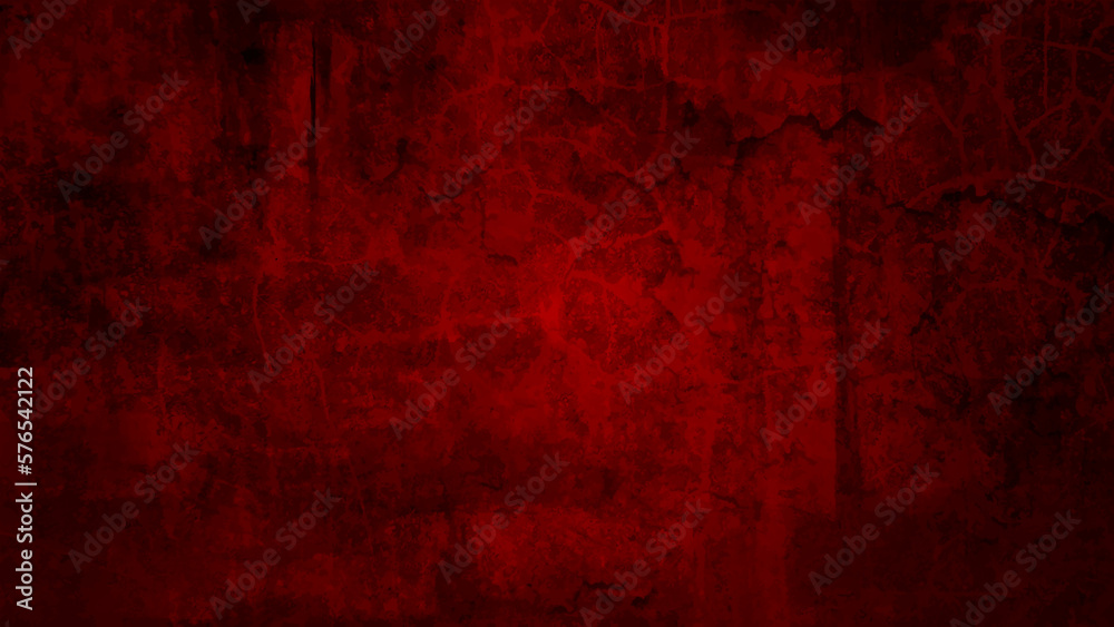 Scary Red and black horror background. Dark grunge textured red concrete wall background Scary Red and black horror background. Dark grunge textured red concrete wall background
