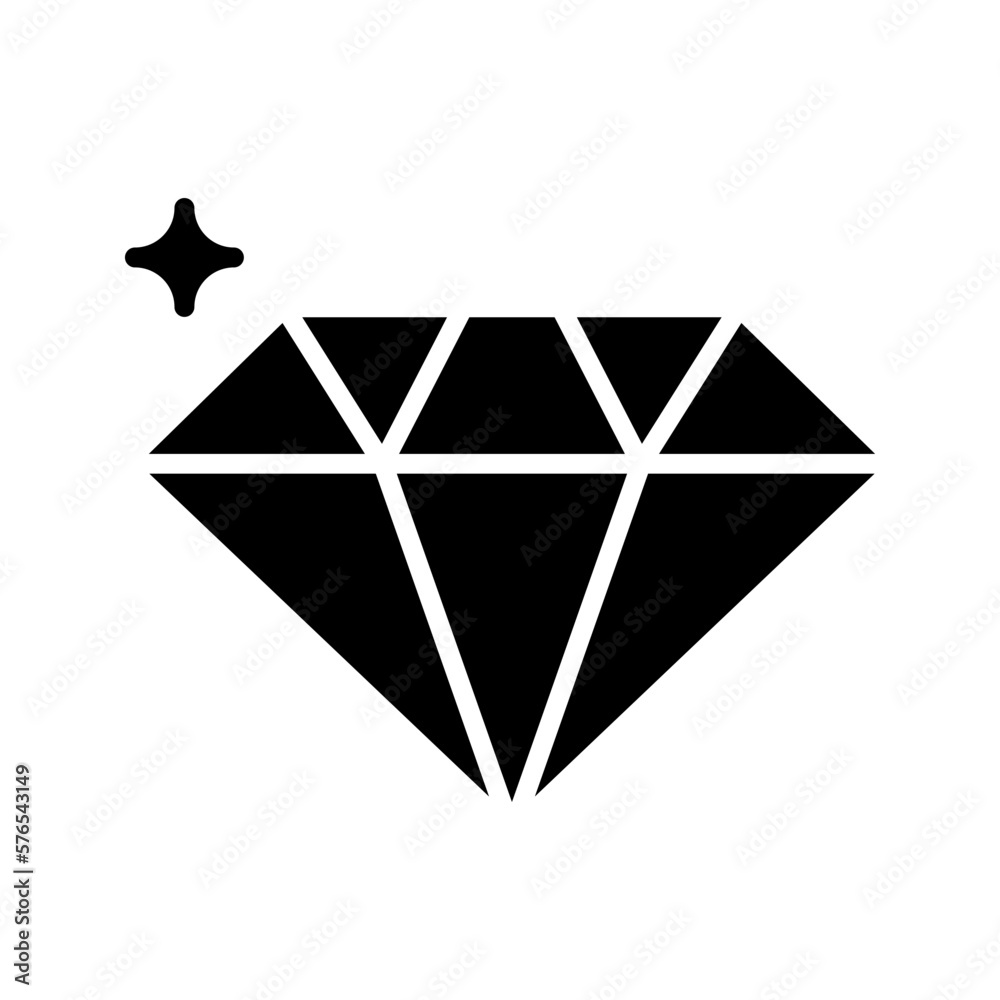 Diamond icon. sign for mobile concept and web design. vector illustration Diamond icon. sign for mobile concept and web design. vector illustration