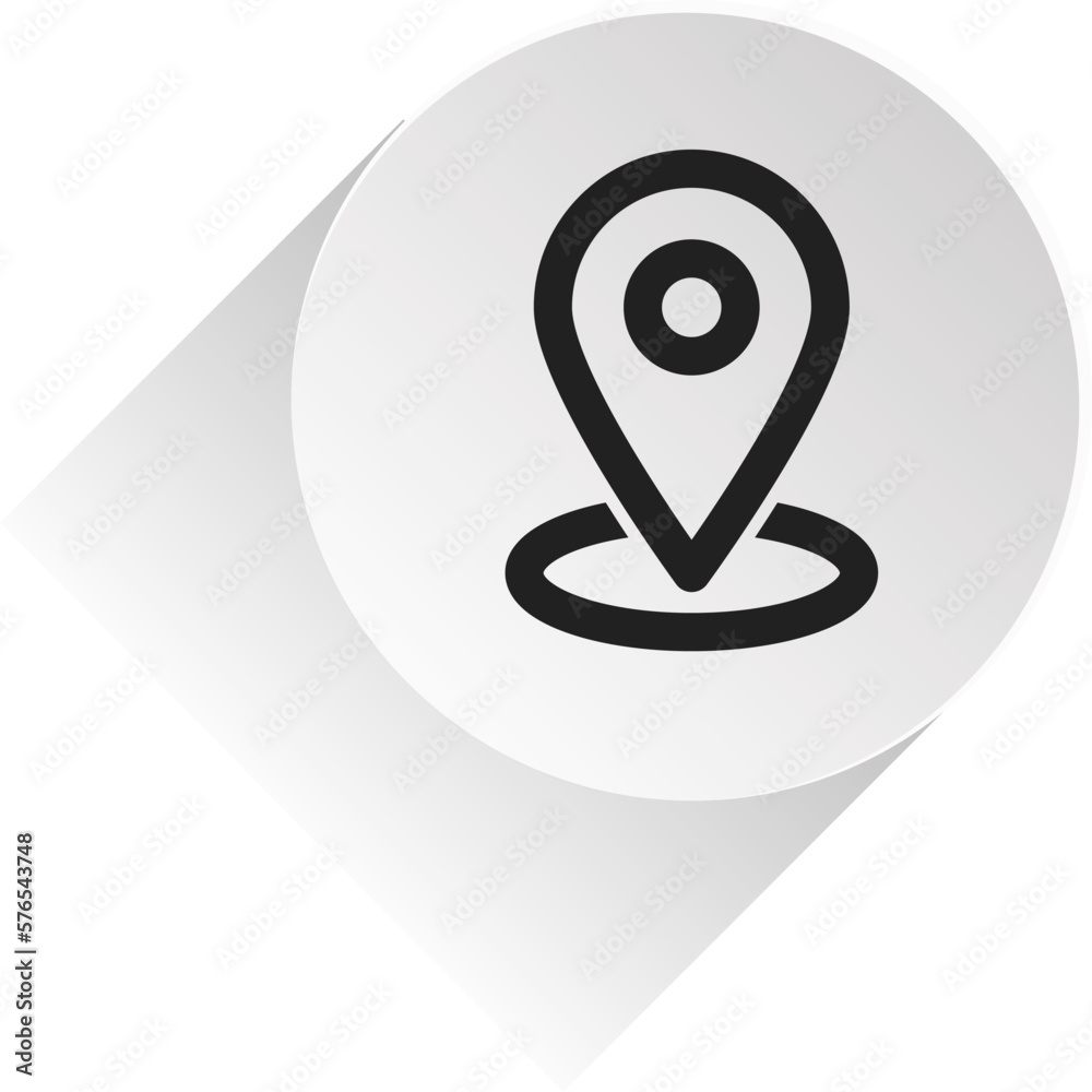 Business Circle Shadow Icon