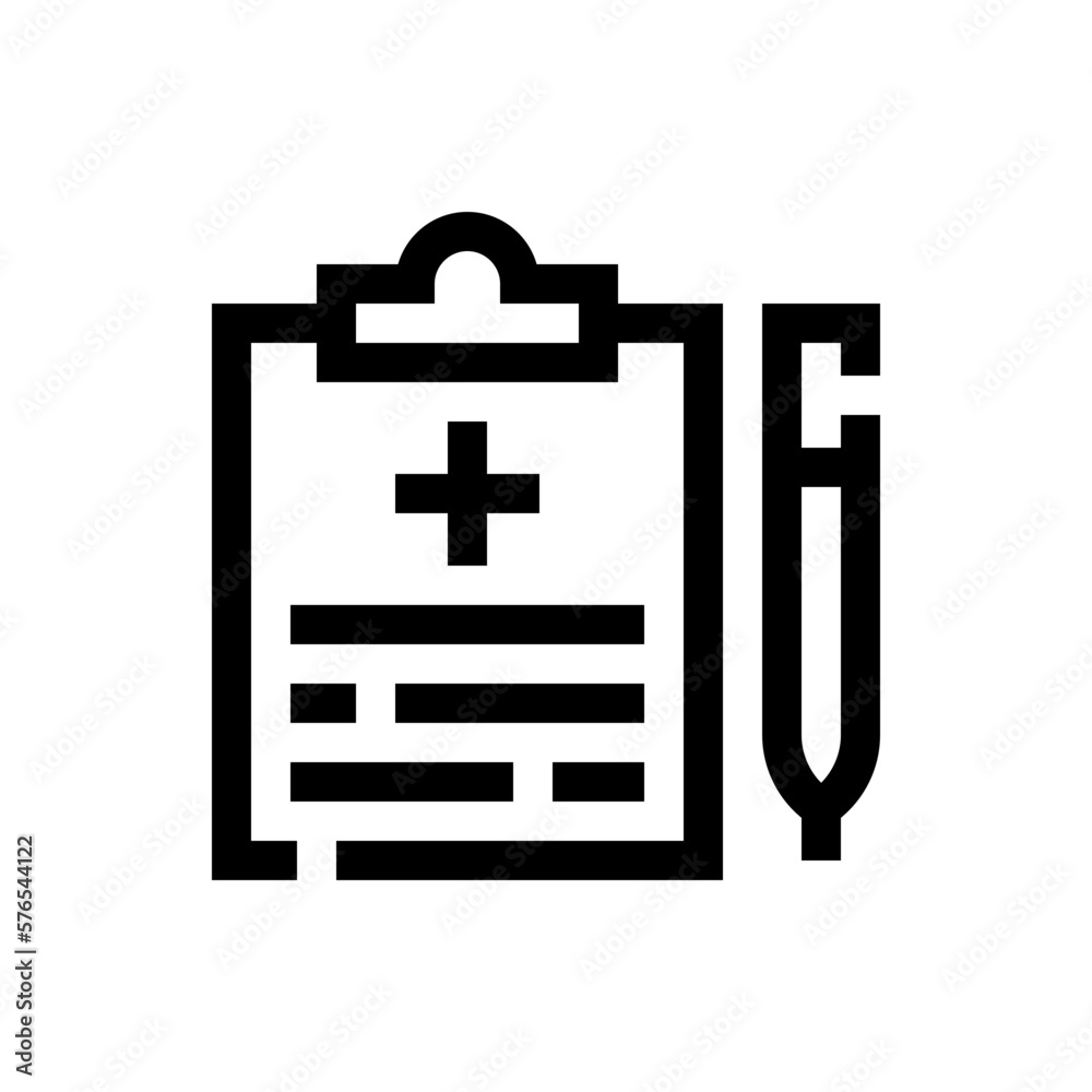 health report line icon health report line icon