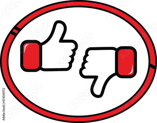 thumbs up free gesture icon logo symbol vector isolated