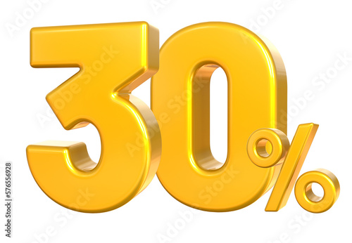 30 Percent Golden Sale of Discount
