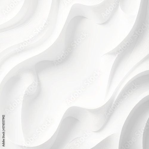 Abstract white paper wave background and abstract gradient and white wave curve lines banner background design. White wave modern abstract background design. space style. white background.