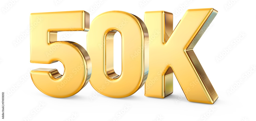 50K Follower Golden Number 