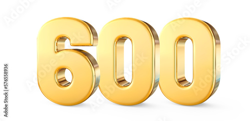 600 Number Golden 