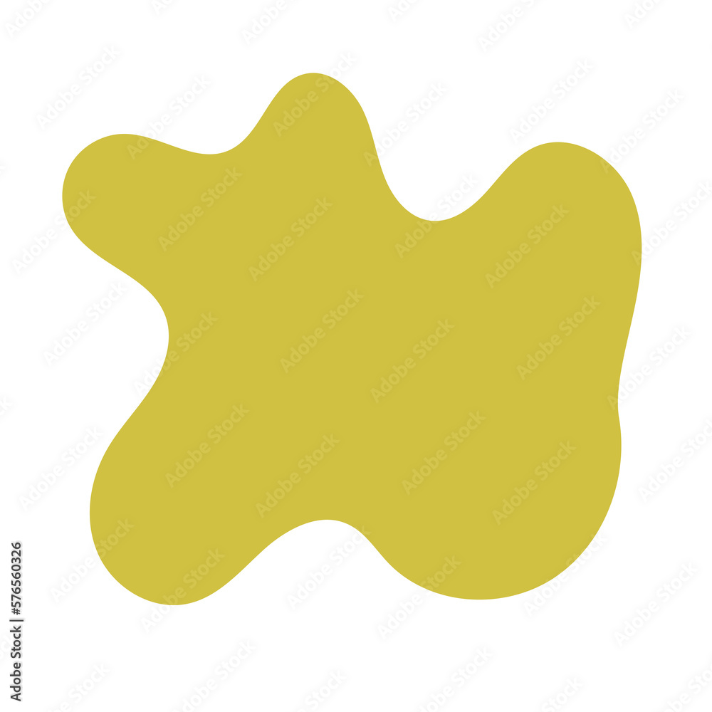 Yellow Abstract Shapes 