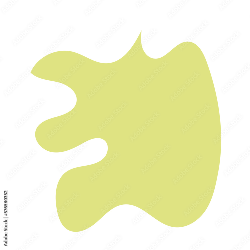 Yellow Abstract Shapes 