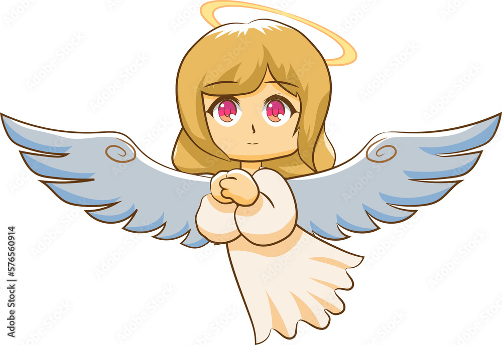 Angel png graphic clipart design Stock Illustration | Adobe Stock