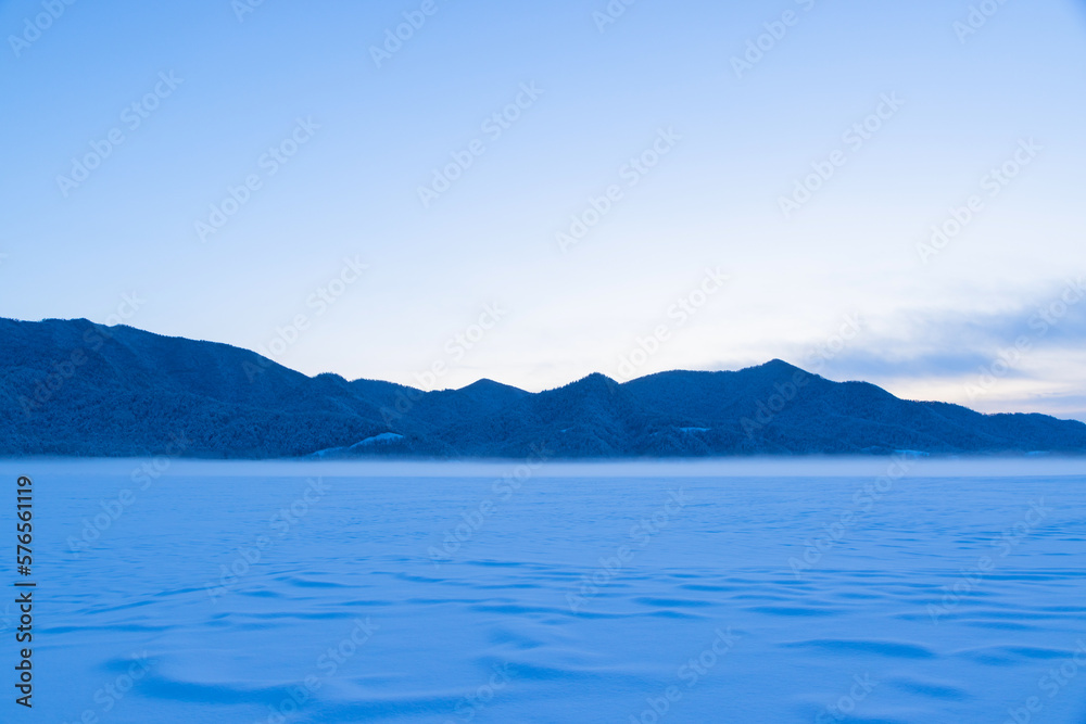 朝の静寂の糠平湖05 朝の静寂の糠平湖05