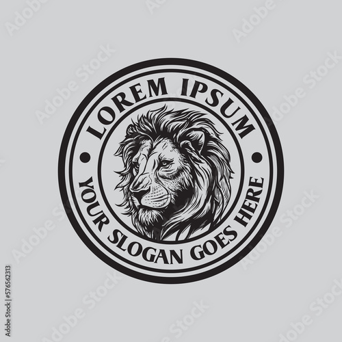 lion icon , animal icon vector