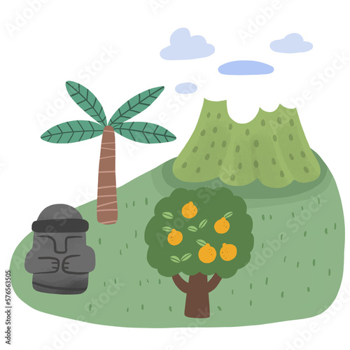 Jeju element illustration