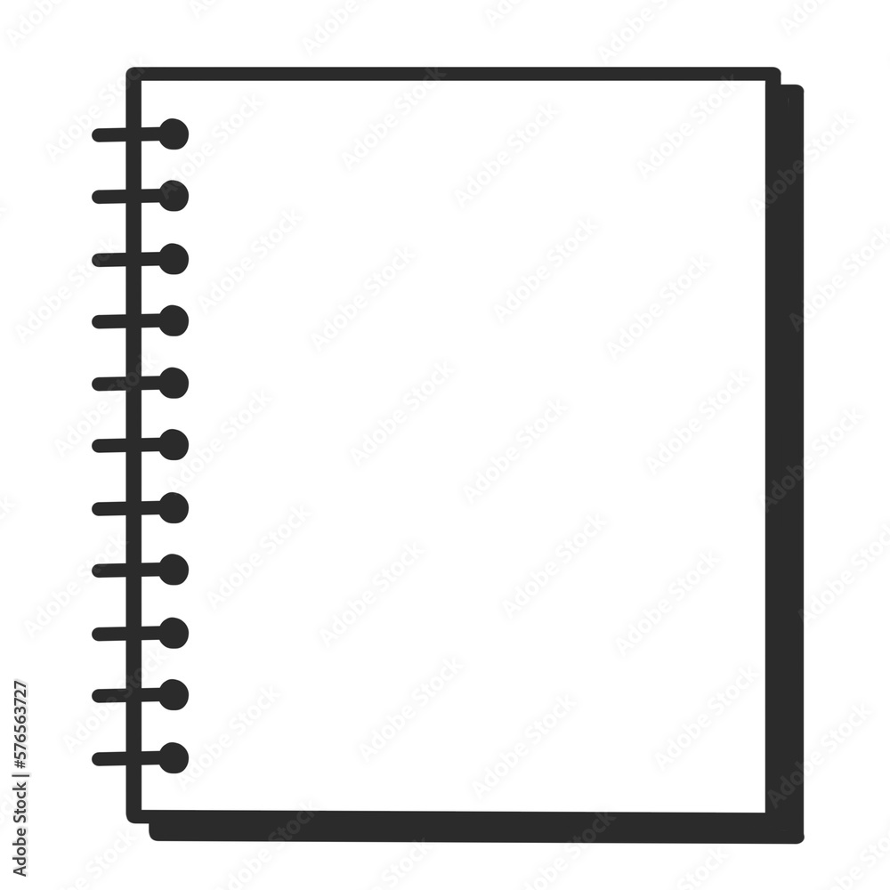 Blank page paper background illustration