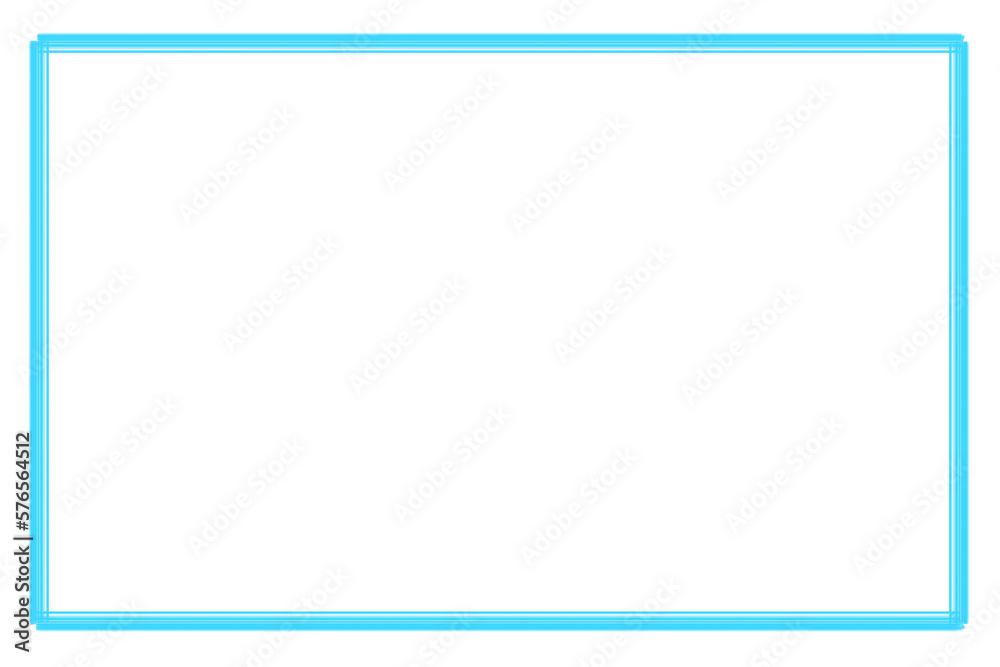 Rectangular blue banner frames, borders, painted on transparent background. Png image. Rectangular blue banner frames, borders, painted on transparent background. Png image.