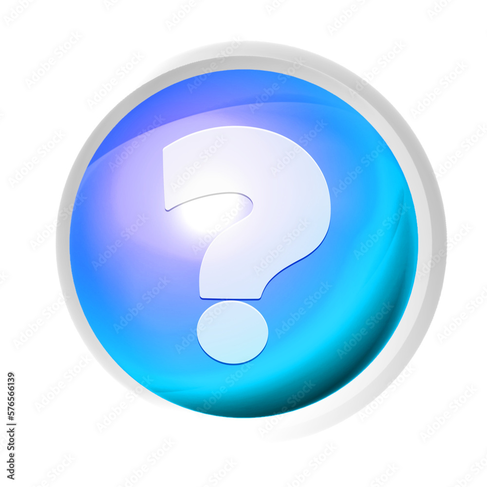 Question mark symbol colorful game button Question mark symbol colorful game button