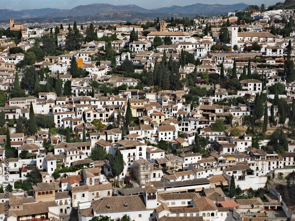 La ciudad de Granada desde las alturas