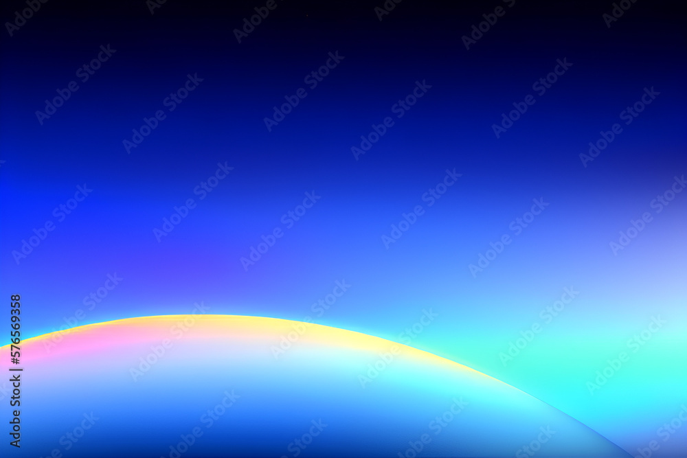Planet Outer Space Soothing Gradient Background Desktop Wallpaper created with generative ai technology